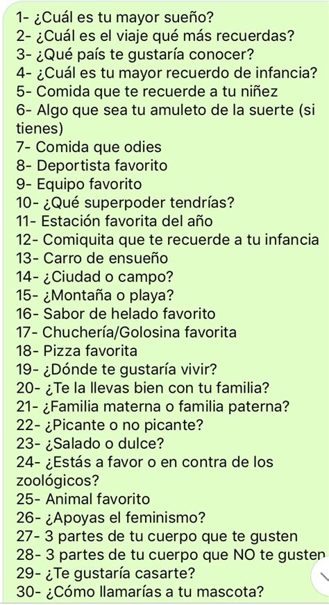 50 preguntas para conocer a alguien|125 preguntas para conocer mejor a una persona